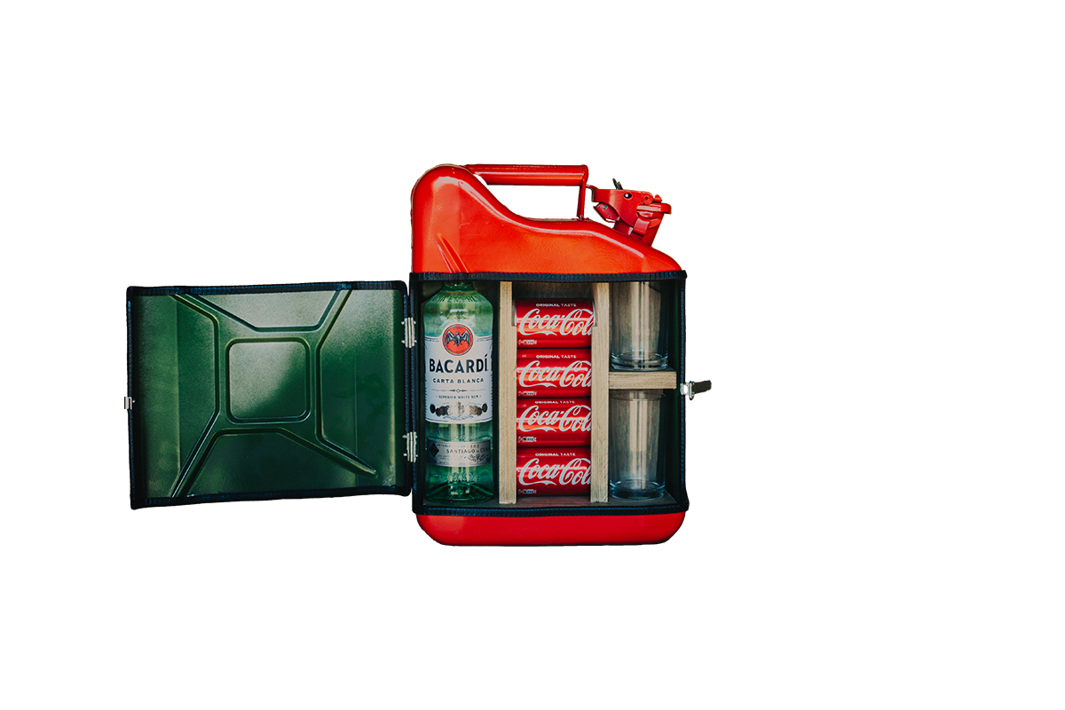 Jerrycan Minibar - 10 liter - Rood