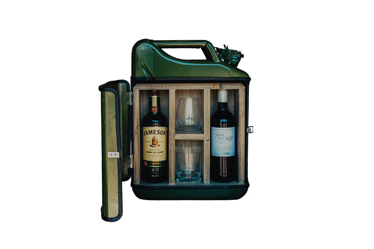 Jerrycan His & Hers Bar - Groen - Uniek geschenkidee - Praktisch en Stijlvol - Ideaal als cadeau