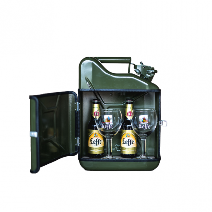 Jerrycan 10L Giftset - Rood - Stoer en Functioneel - Ideaal voor Drankliefhebbers - Exclusief Drank