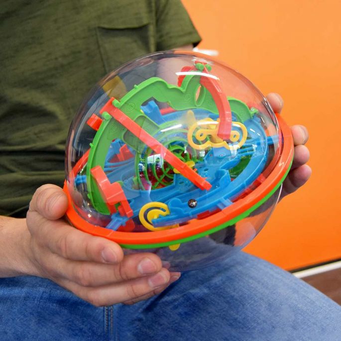 Maze Ball XL Origineel - Perplexus - 100 Obstakels - Breinbreker - Ø18cm - Puzzelbal 