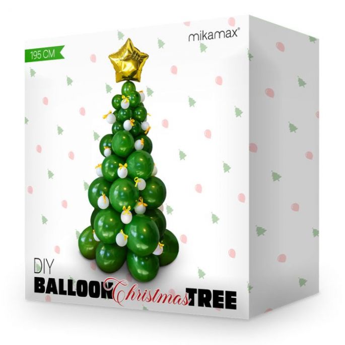 Ballonnen Kerstboom -  DIY Balloon Christmas Tree