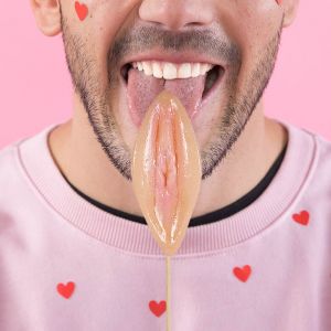 Vagina Lolly - Grappig Cadeau - Aardbeiensmaak - Lollipop