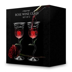 Rozen Wijnglazen - Rose Wine Glass Set