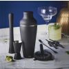 Cocktail Shaker Set - 8 Delige Set - 700ml - Luxe Cadeauverpakking - Mat Zwarte Afwerking - Incl. Receptenboek - Cocktail Set