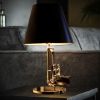 Golden Gun Lamp Replica - Beretta Tafellamp - 43 x 24 x 43 cm - Goud - Pistoollamp